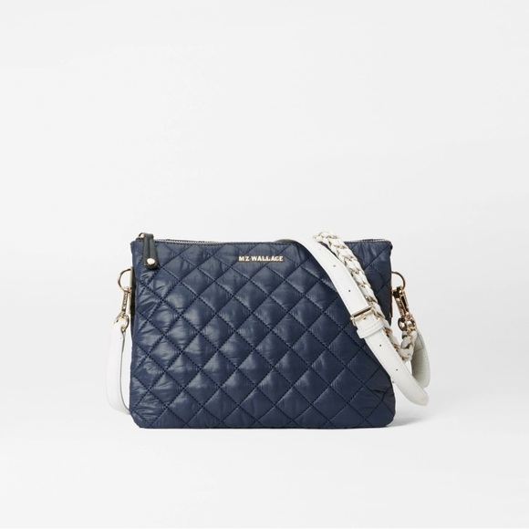 MZ Wallace Handbags - MZ Wallace Dawn/White Large Crosby Pippa